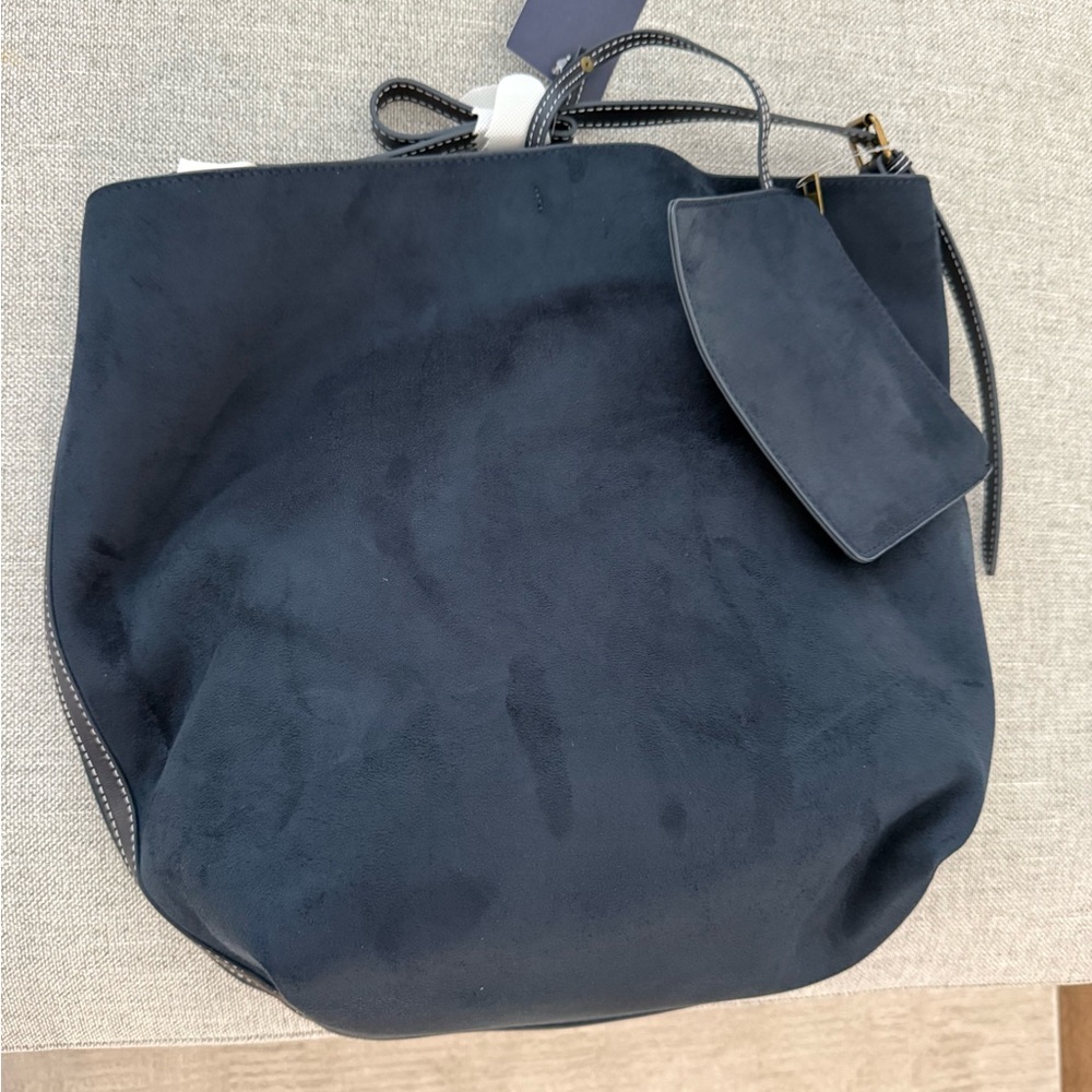 GAP Black Suede Hobo Bag